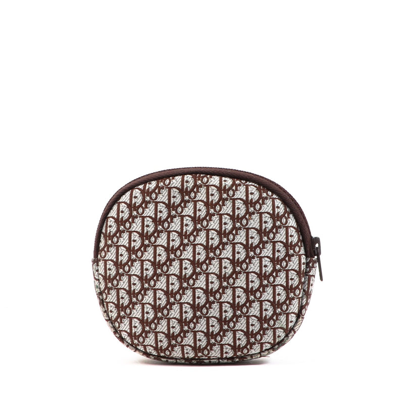 Buy an authentic Christian Dior Monogram Canvas Coin Wallet in very good condition at Labellov in Antwerp.