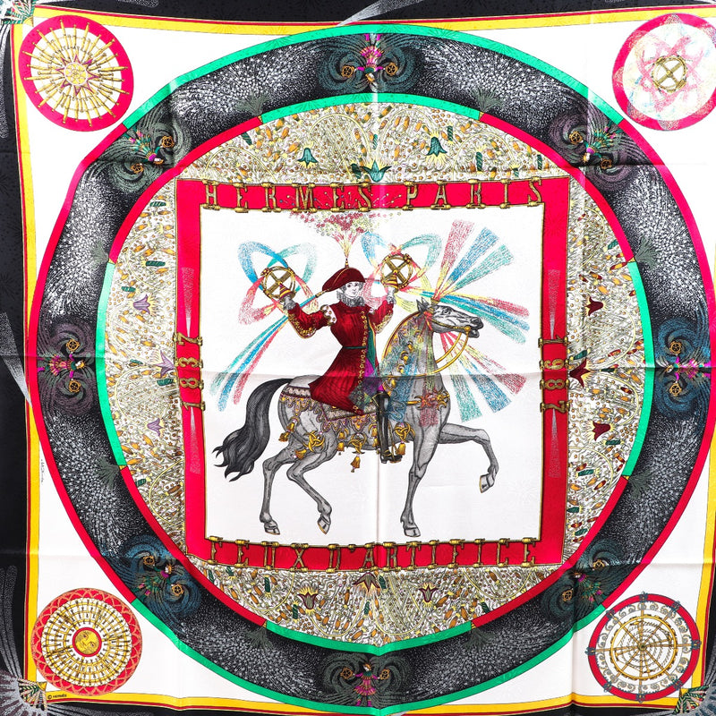 Buy an authentic Hermès Carré Feux D'artifice Silk Scarf in excellent condition at Labellov in Antwerp.