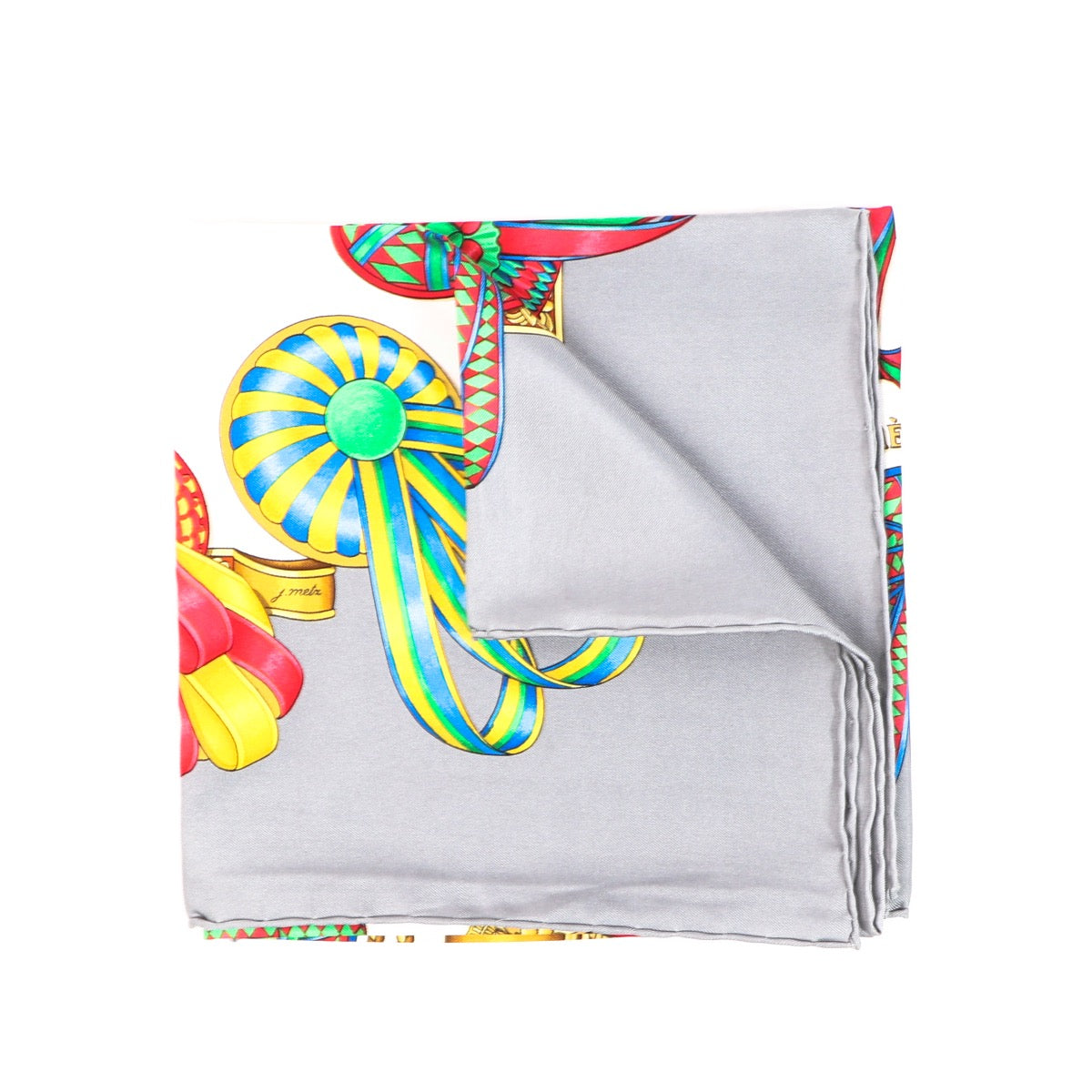 Buy an authentic Hermès Carré Les Rubans Du Cheval Silk Scarf in very good condition at Labellov in Antwerp.