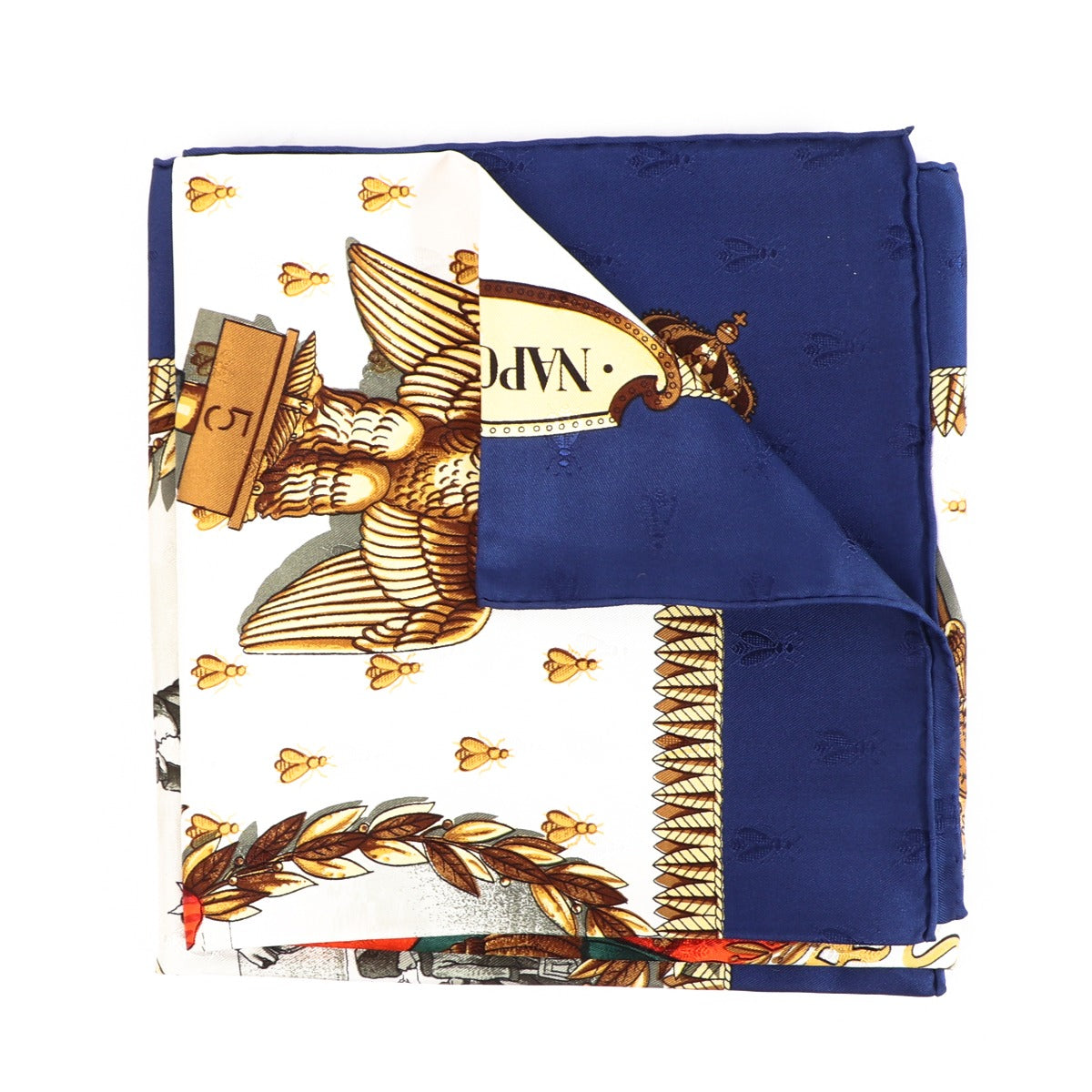 Buy an authentic Hermès Carré Napoleon Silk Scarf in excellent condition at Labellov in Antwerp.