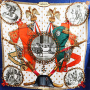 Buy an authentic Hermès Carré Napoleon Silk Scarf in excellent condition at Labellov in Antwerp.