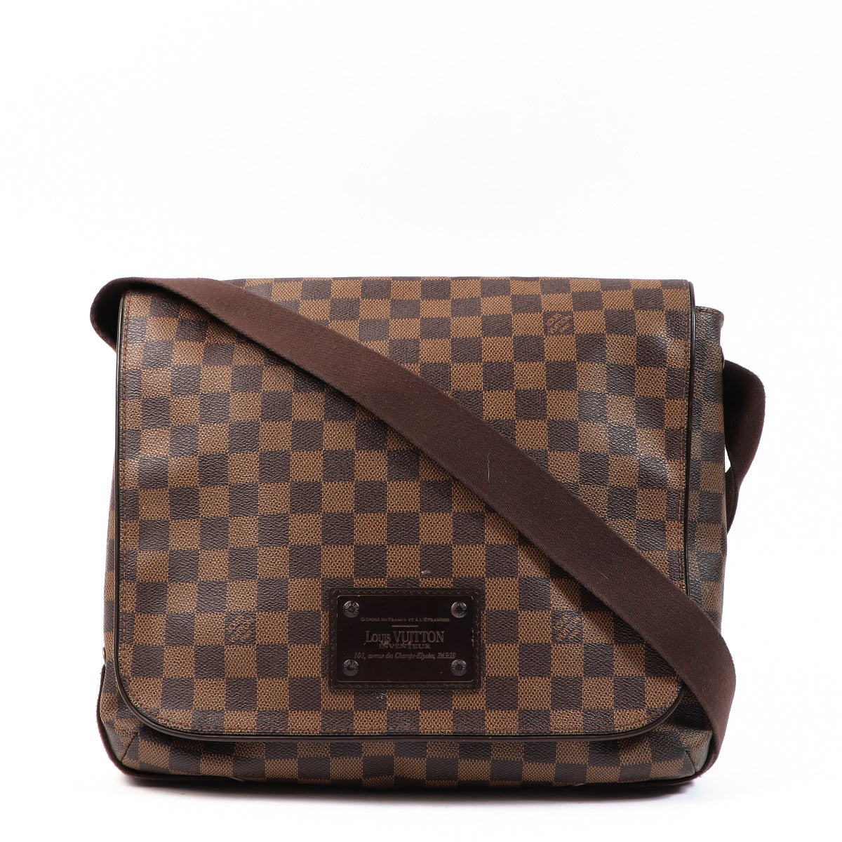 Louis Vuitton Broadway Damier Ebene Canvas Messenger Bag