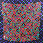Buy an authentic Saint Laurent Carré Black Multicolor Silk Scarf in very good condition at Labellov in Antwerp.