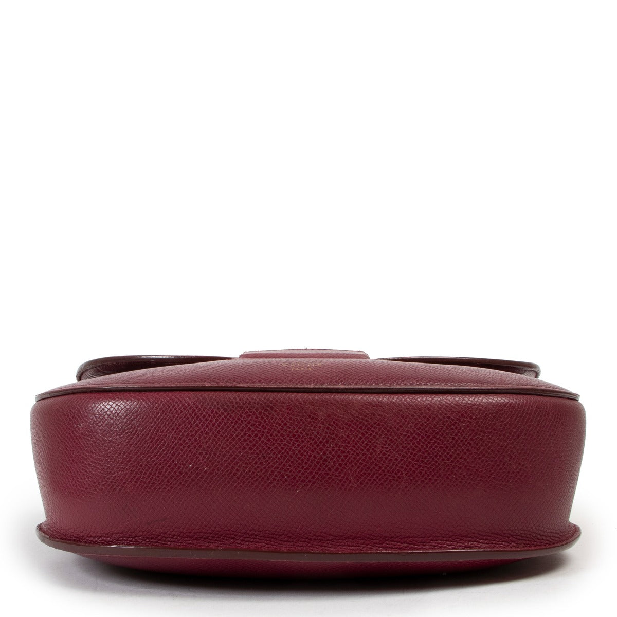 Buy an authentic second hand Celine Trotteur Burgundy Crossbody in good condition at Labellov
