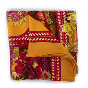 Shop safe online at Labellov in Antwerp this 100% authentic second hand Hermès Multicolor Silk La Danse Du Cheval Marawi Scarf