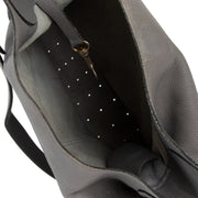 Buy an authentic second hand Delvaux Niagara Grey Leather Satan Shoulder Bag in pre-loved condition at Labellov