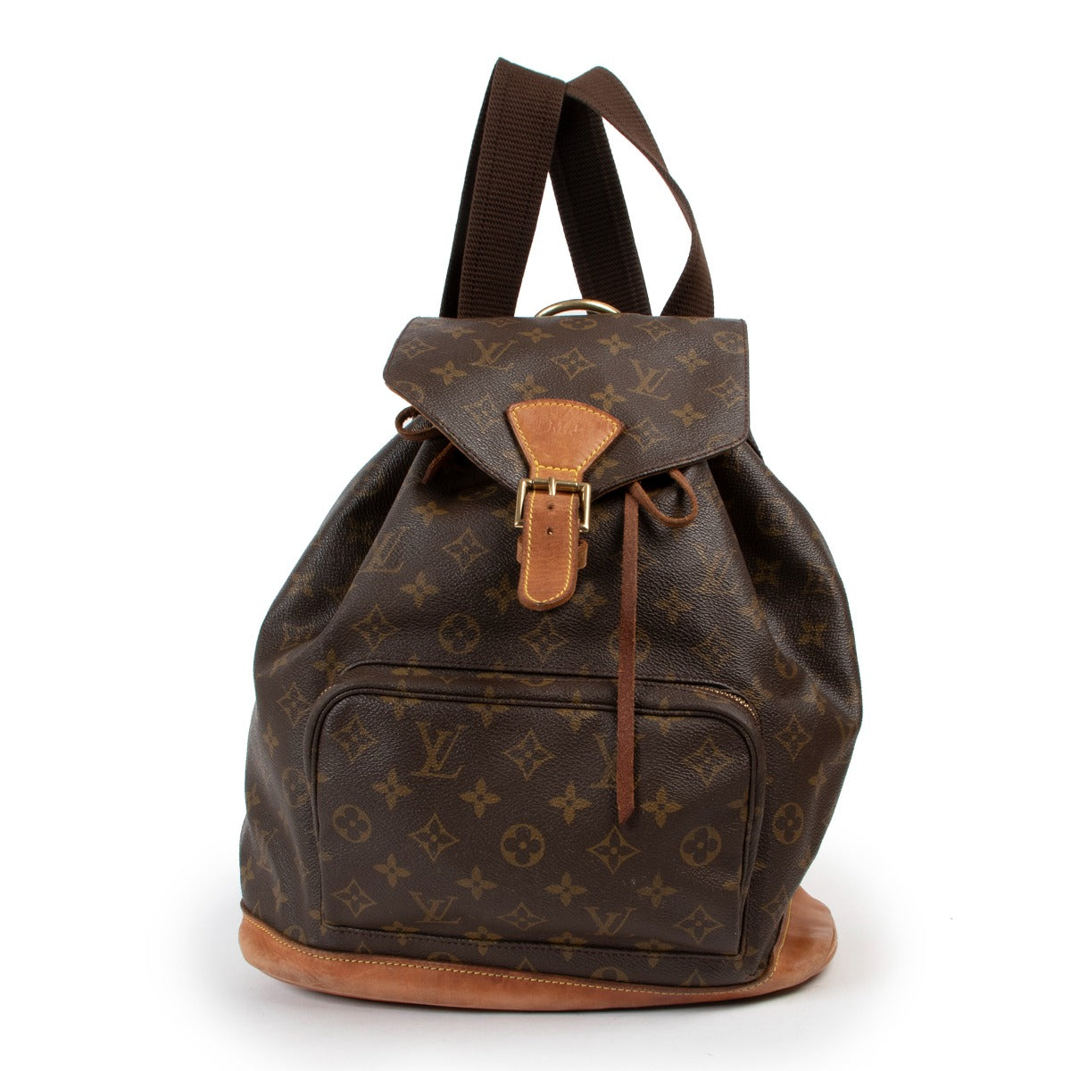 Shop authentic second hand vintage Louis Vuitton Montsouris GM Monogram Canvas Backpack at Labellov