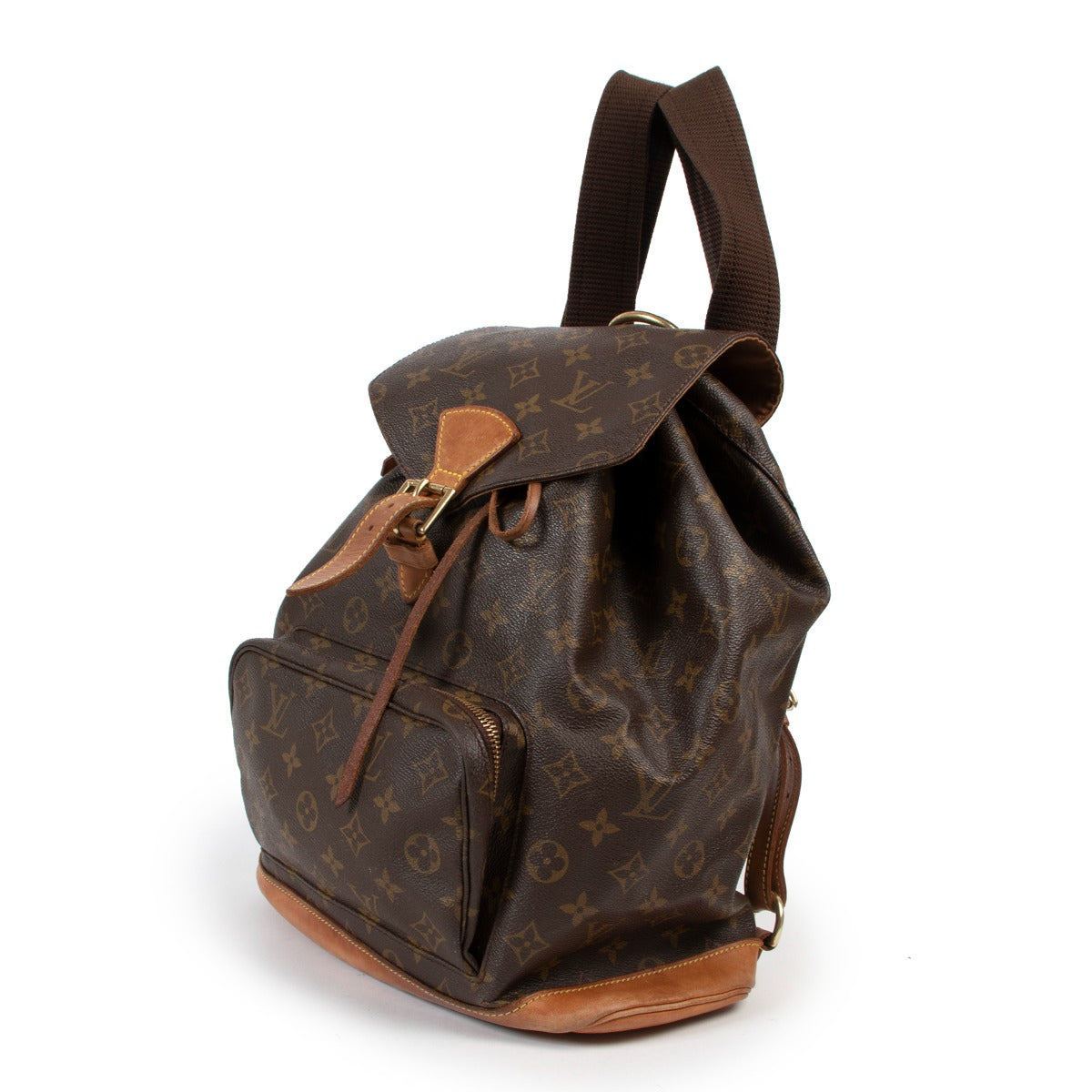 Shop authentic second hand vintage Louis Vuitton Montsouris GM Monogram Canvas Backpack at Labellov