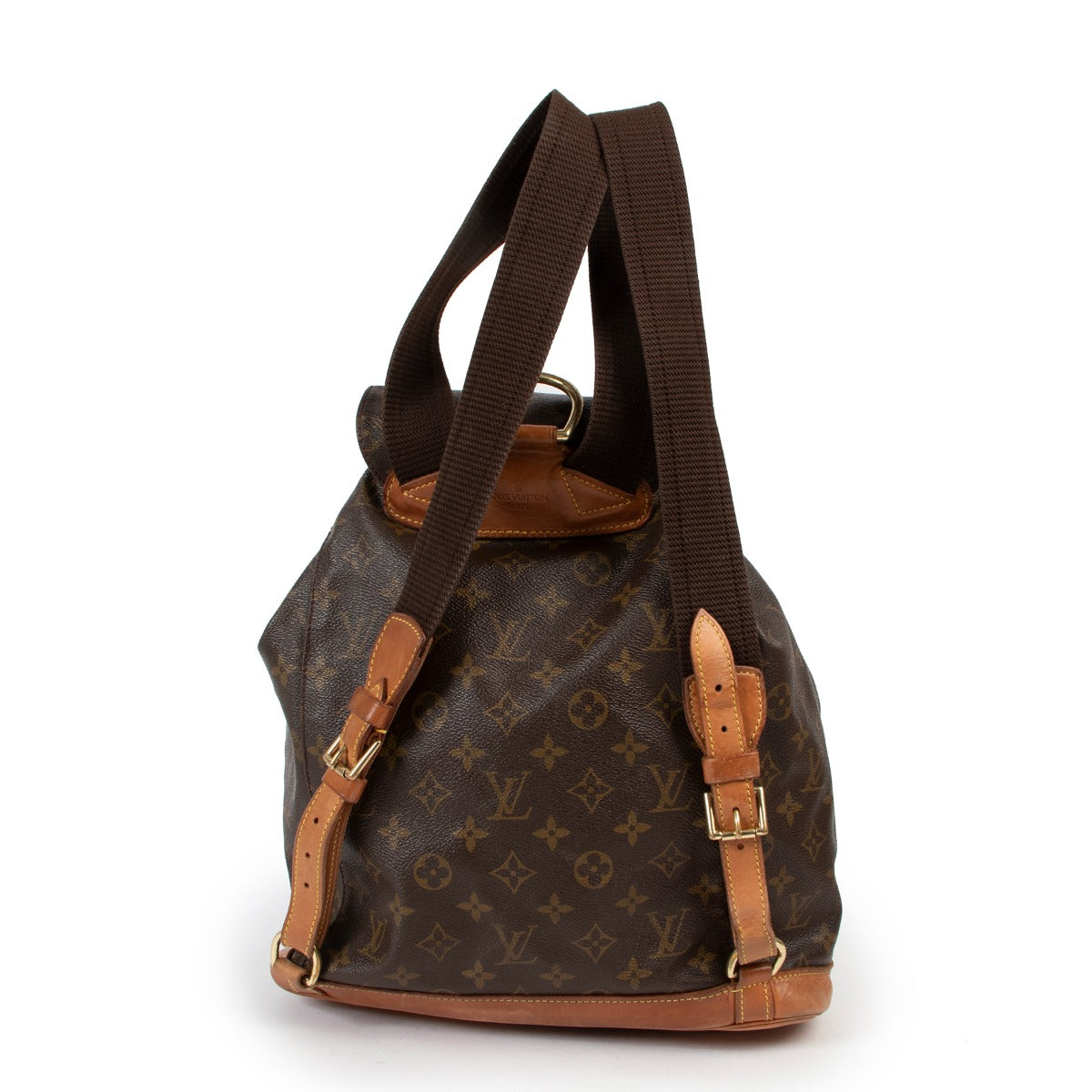 Shop authentic second hand vintage Louis Vuitton Montsouris GM Monogram Canvas Backpack at Labellov