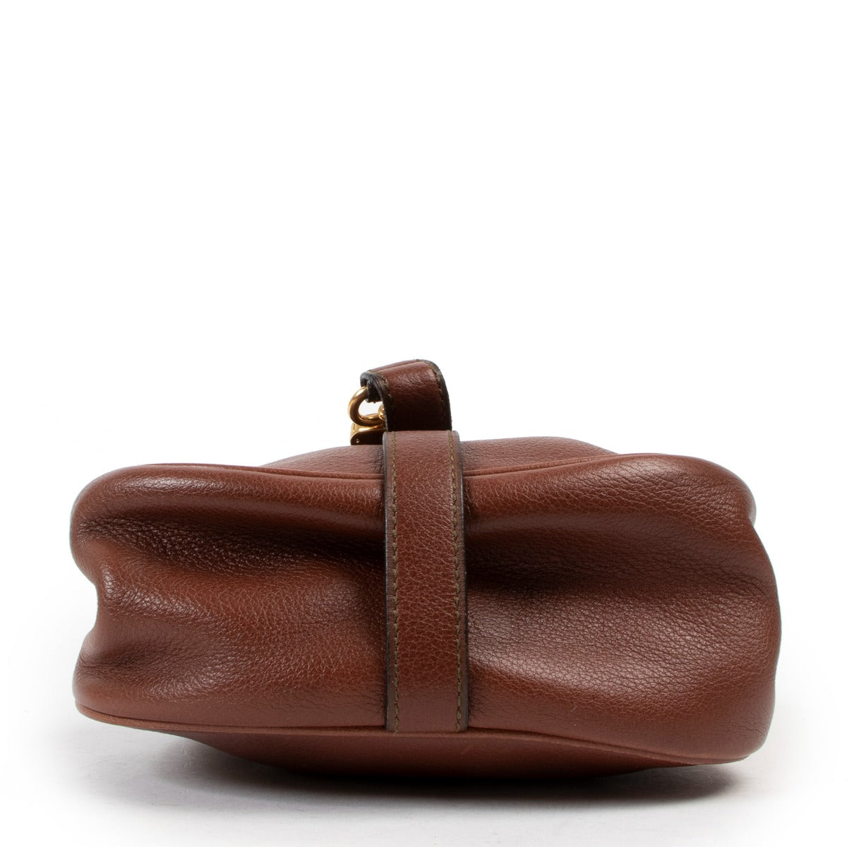 Buy an authentic second hand Delvaux Mini Cerceau Brown Leather Crossbody in very good condition at Labellov