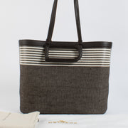 Authentic second hand Delvaux D to D MM Ebene Toile Sangle Taurillon Empire Shoulder Bag on Labellov.com