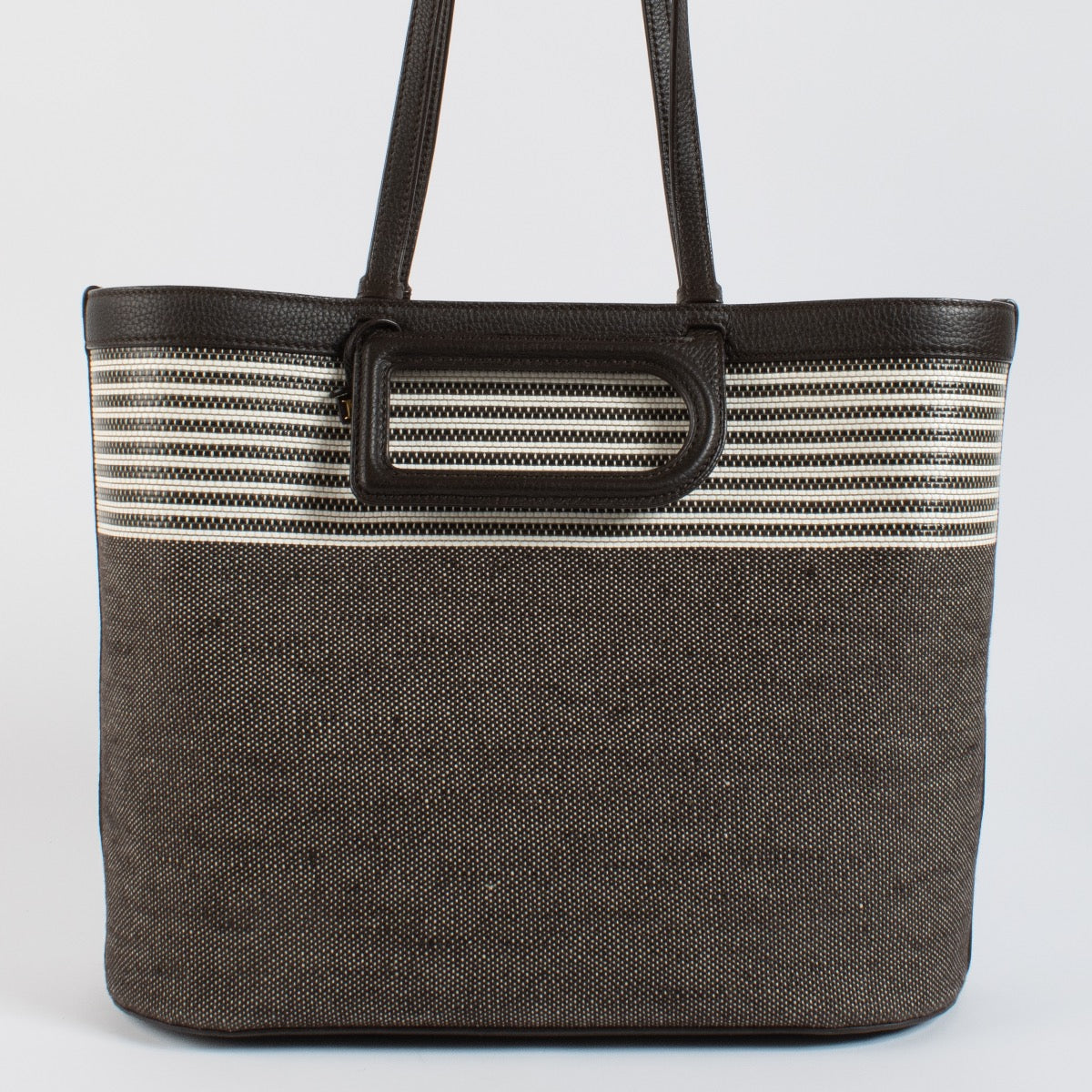 Authentic second hand Delvaux D to D MM Ebene Toile Sangle Taurillon Empire Shoulder Bag on Labellov.com