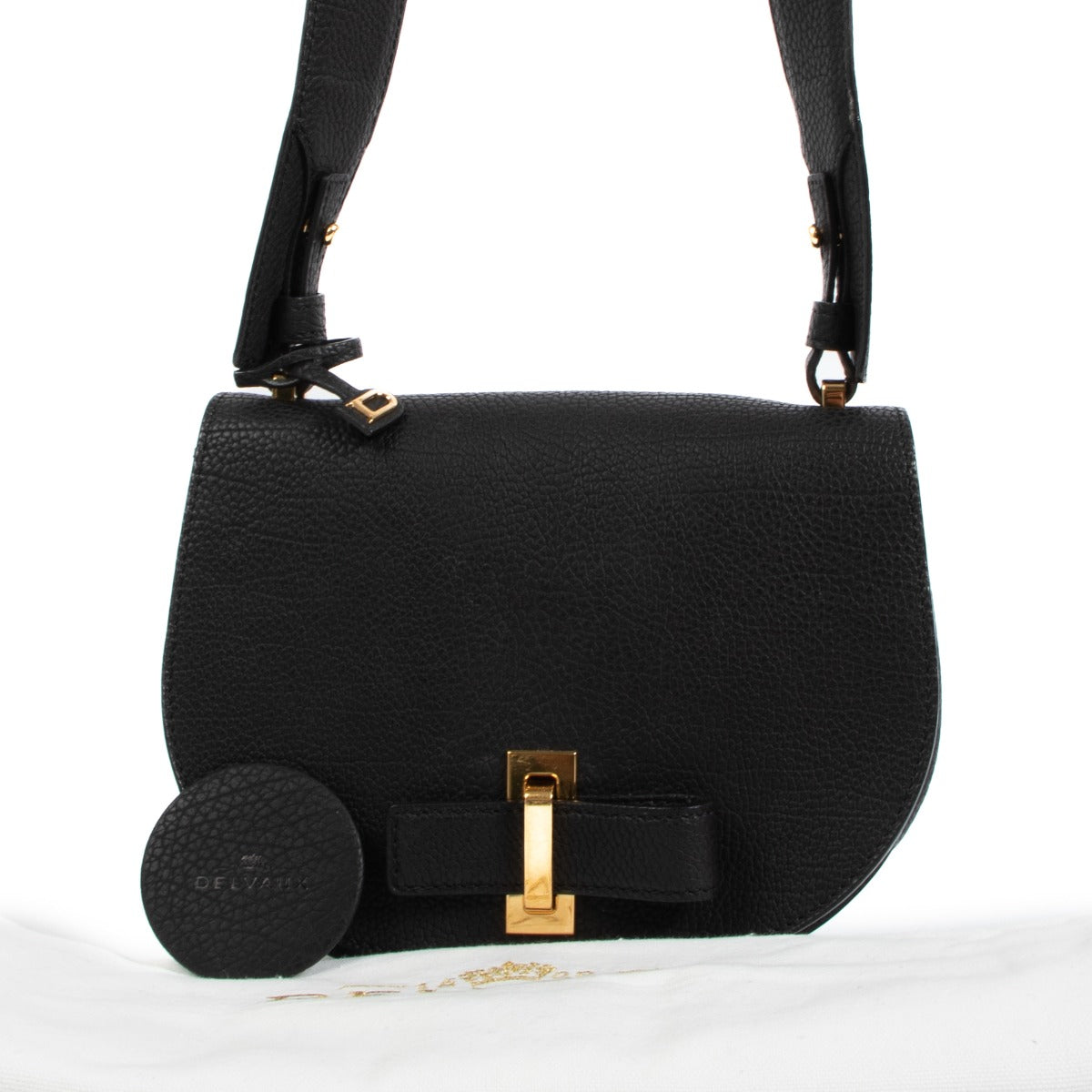 Delvaux Le Mutin Mini Black Cripsy Calf
