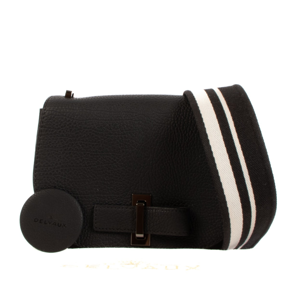 Delvaux Le Mutin Mini Black Crispy Calf