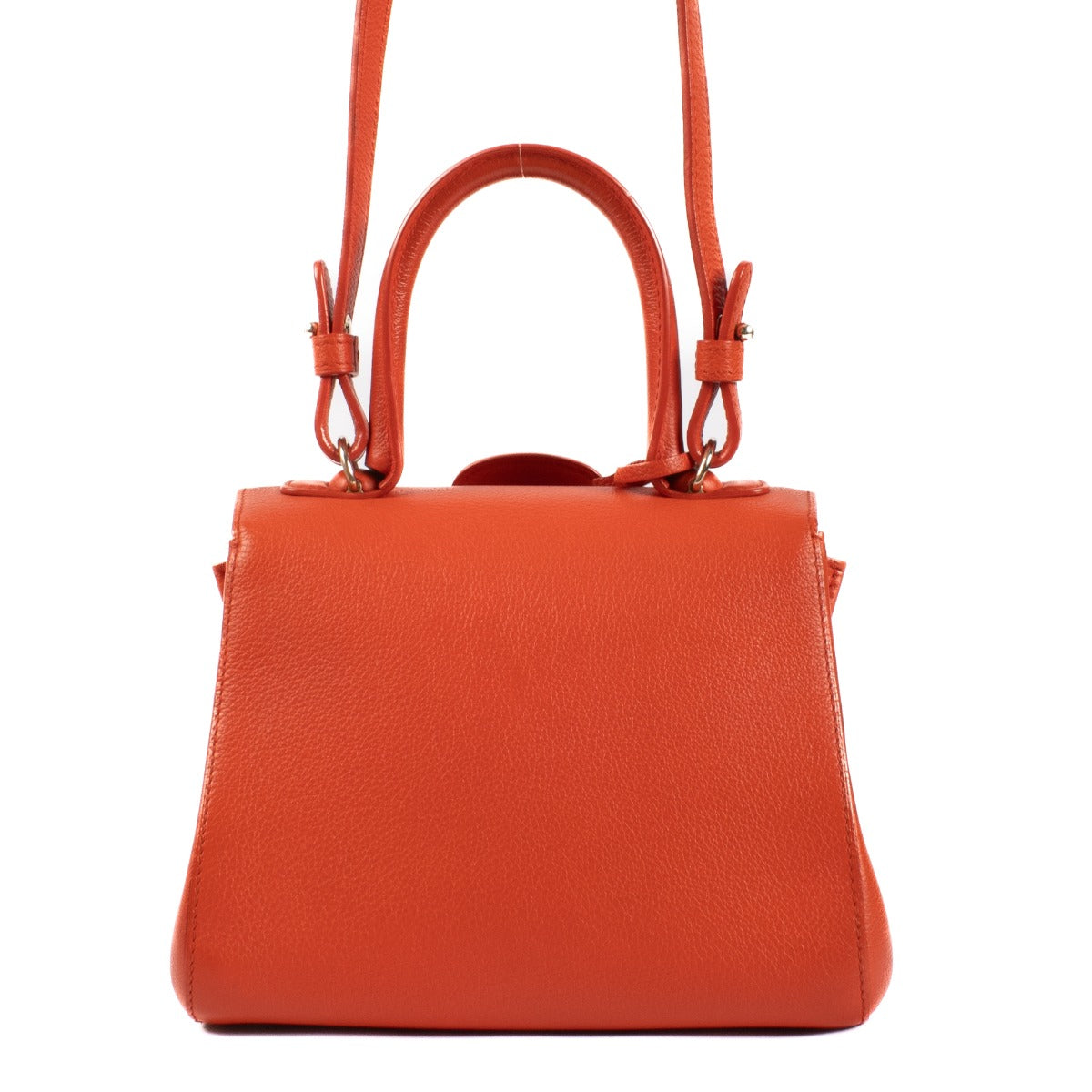 Sac Delvaux Piment Sellier Brillant Mini