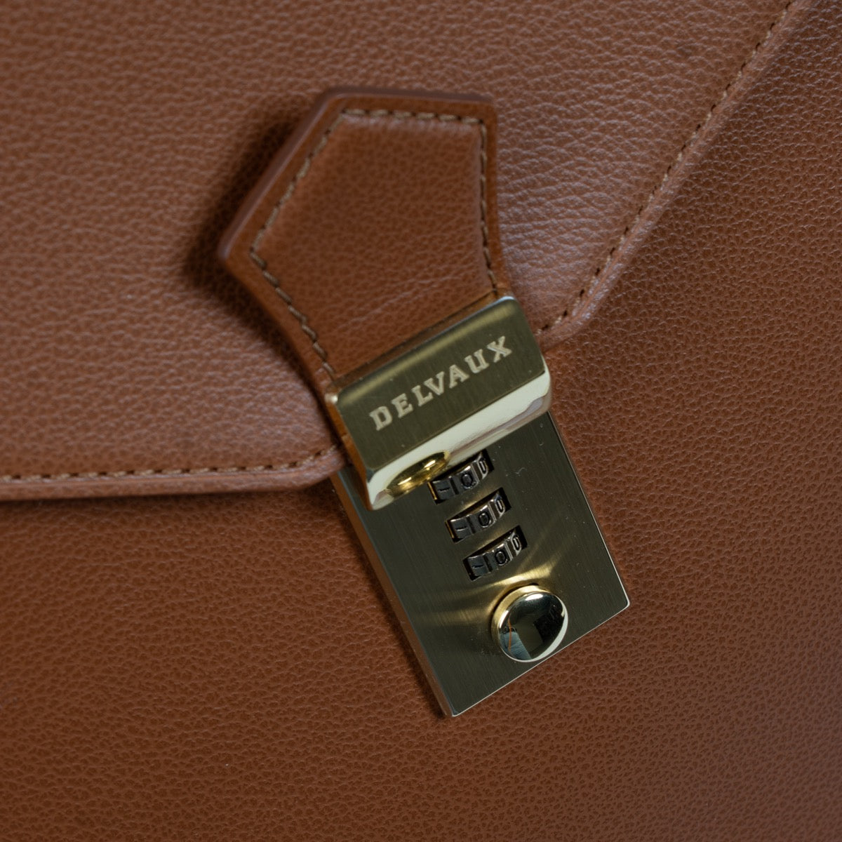 shop 100% authentic second hand Delvaux Cognac Leather Consulat Briefcase on Labellov.com