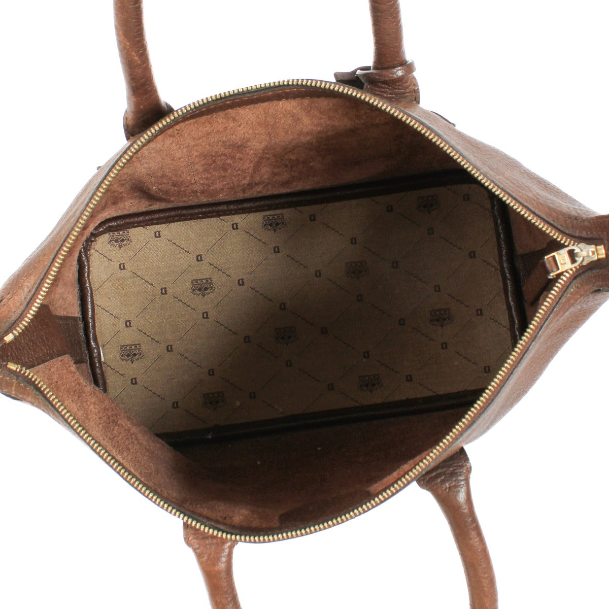 shop 100% authentic second hand Delvaux Brown Vintage Top Handle Bag on Labellov.com
