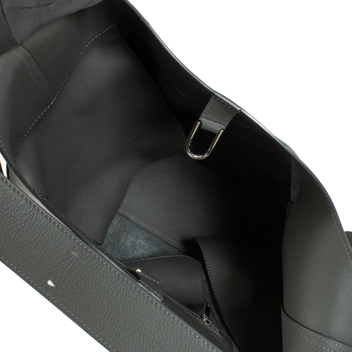 Buy authentic second hand Delvaux Smoke Grey Leather So Cool MM Jumping Calf at Labellov.com