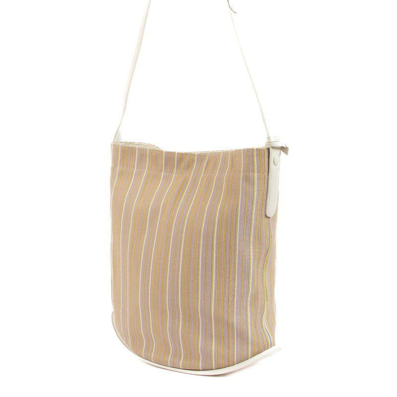 Delvaux Pin Rainbow Toile De Cuir Crossbody Bag