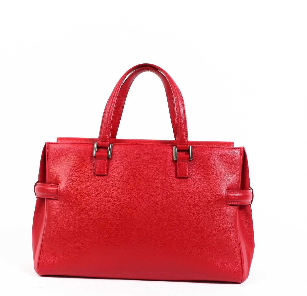 Delvaux Tempête Business Rode Leren Handtas