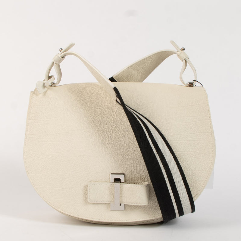 *Niet online zetten*Delvaux Wit Crispy Kalfsleer Le Mutin MM