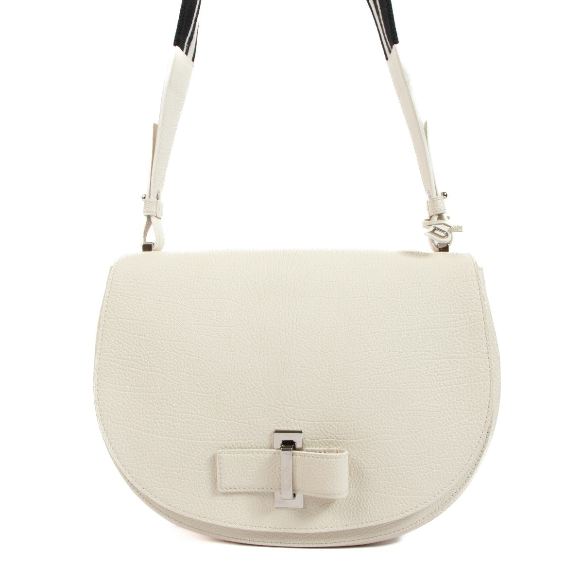 Delvaux Le Mutin MM White Crispy Calf