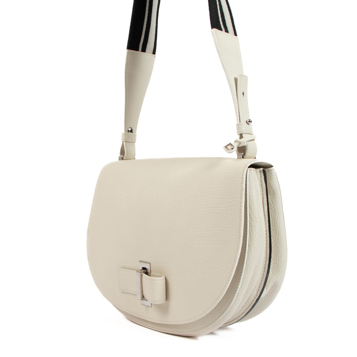Delvaux Le Mutin MM White Crispy Calf
