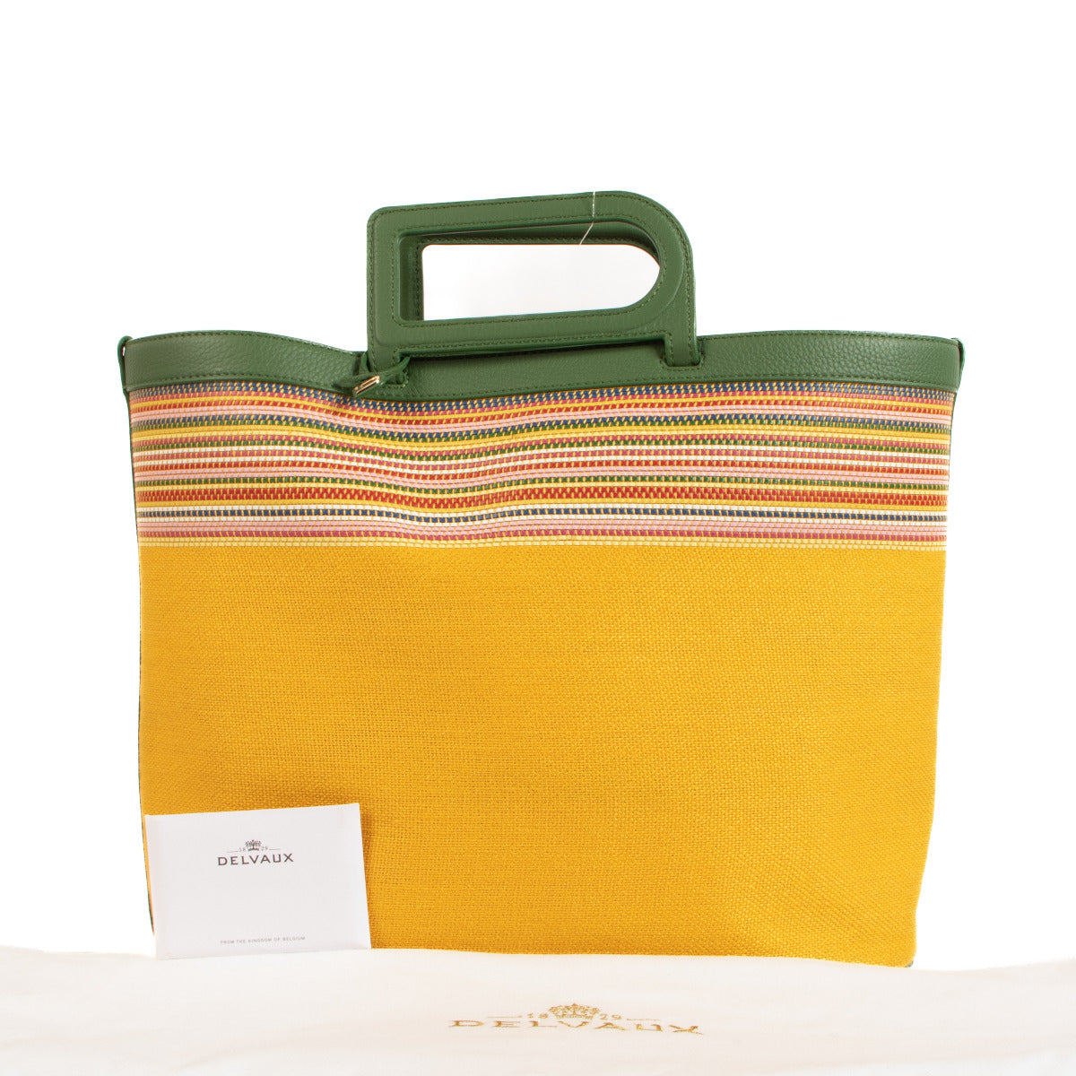 Delvaux Multicolor D to D MM Toile Sangle Taurillon Empire