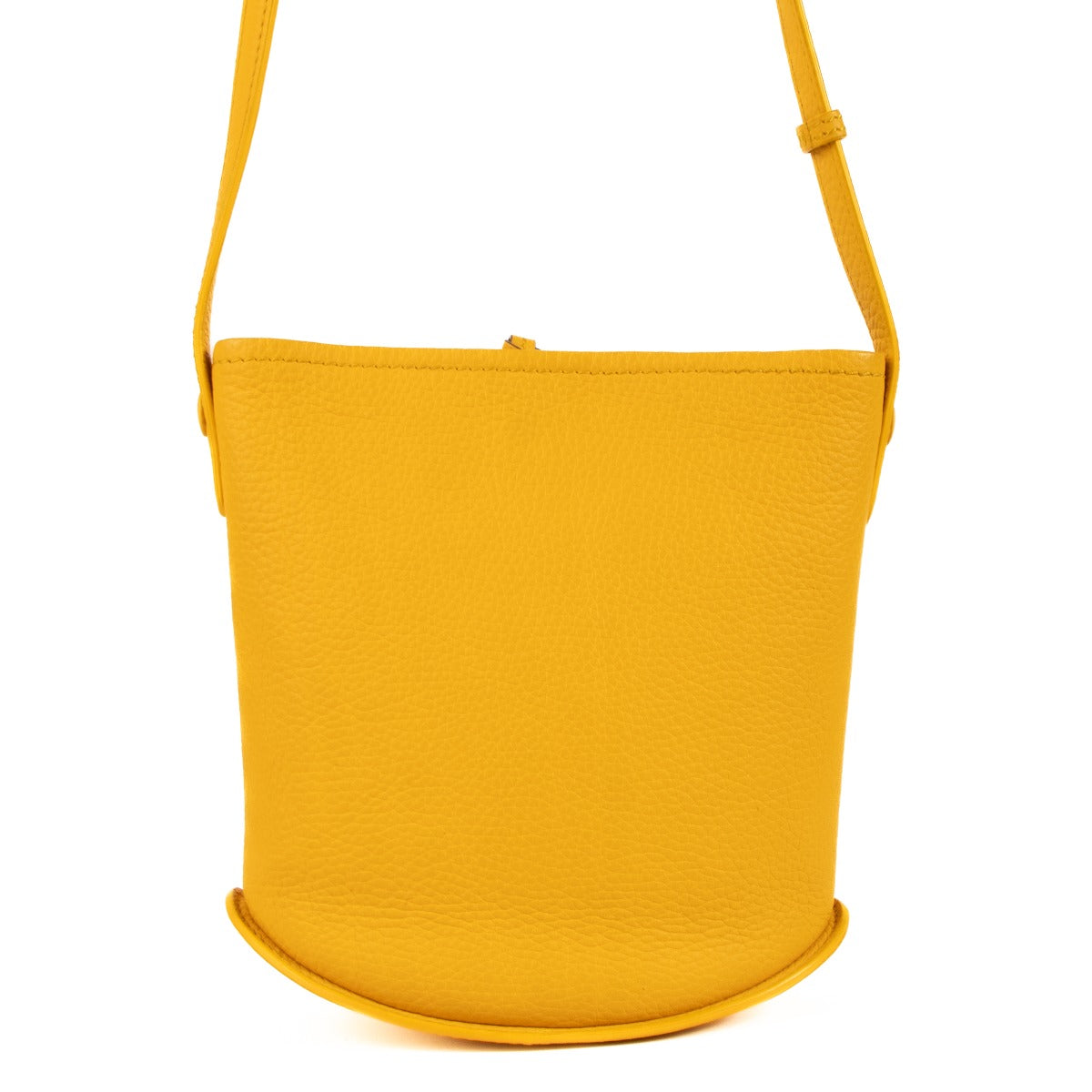 shop 100% authentic second hand Delvaux Saffron Taurillon Soft Pin Mini Crossbody Bag on Labellov.com