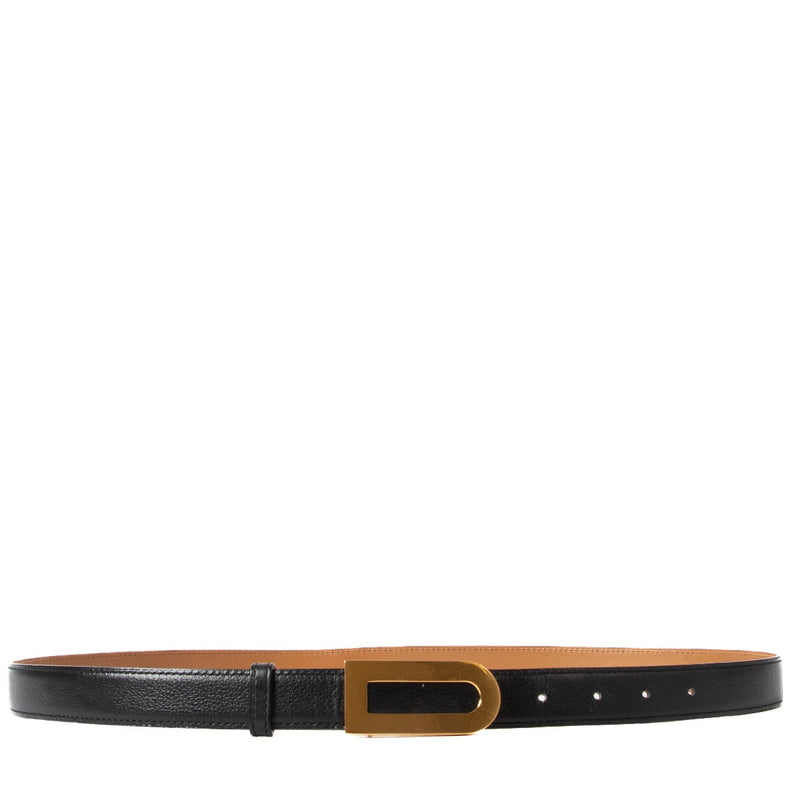 Shop a 100% authentic Delvaux Black Leather D Belt - Size 95 on Labellov.com.