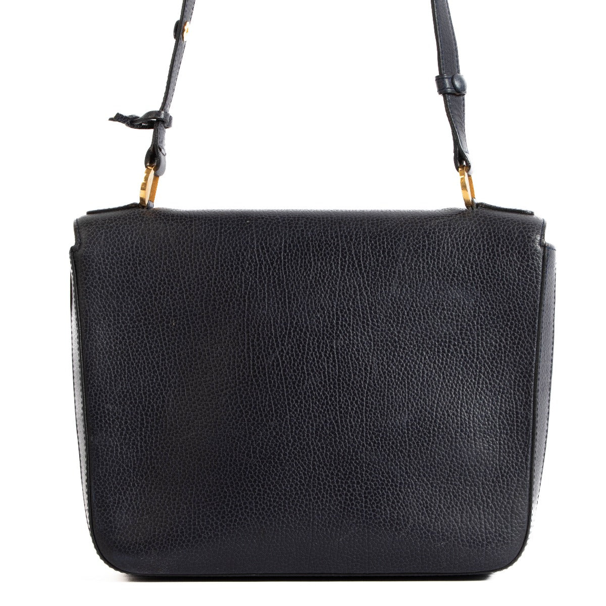 Delvaux 1989 Citoyen Blue Shoulder Bag