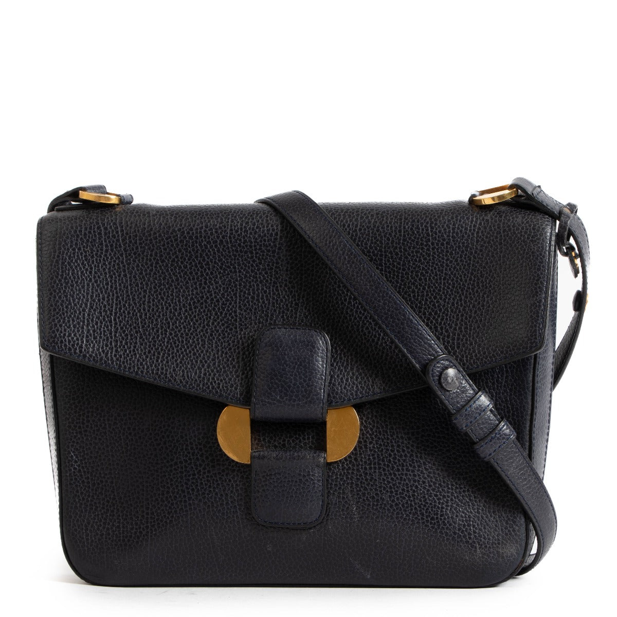 Delvaux Blue Vintage Shoulder Bag