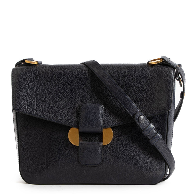Delvaux Blue Vintage Shoulder Bag