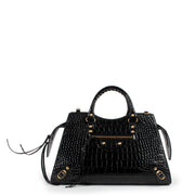 Shop authentic second hand Balenciaga Neo Classic Crocodile Embossed Handbag at Labellov