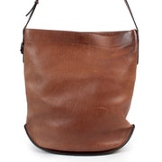 Delvaux Cognac Pin Shoulder Bag