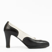shop 100% authentic second hand Hermès Black Brogue Pumps - Size 38 on Labellov.com