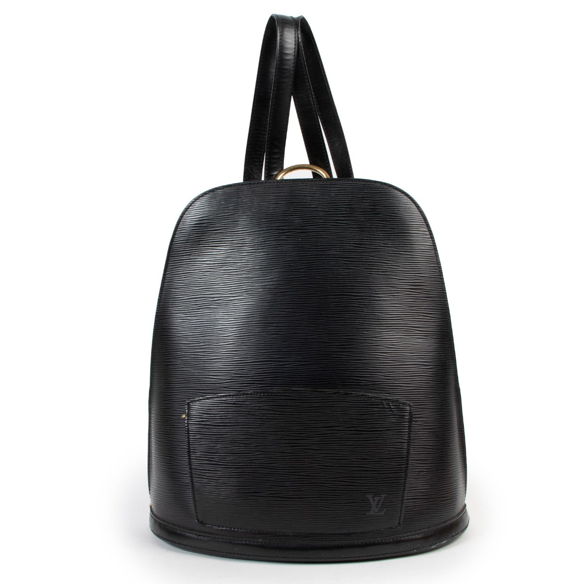 Shop second hand vintage Louis Vuitton Black Gobelins Epi Leather Backpack at Labellov