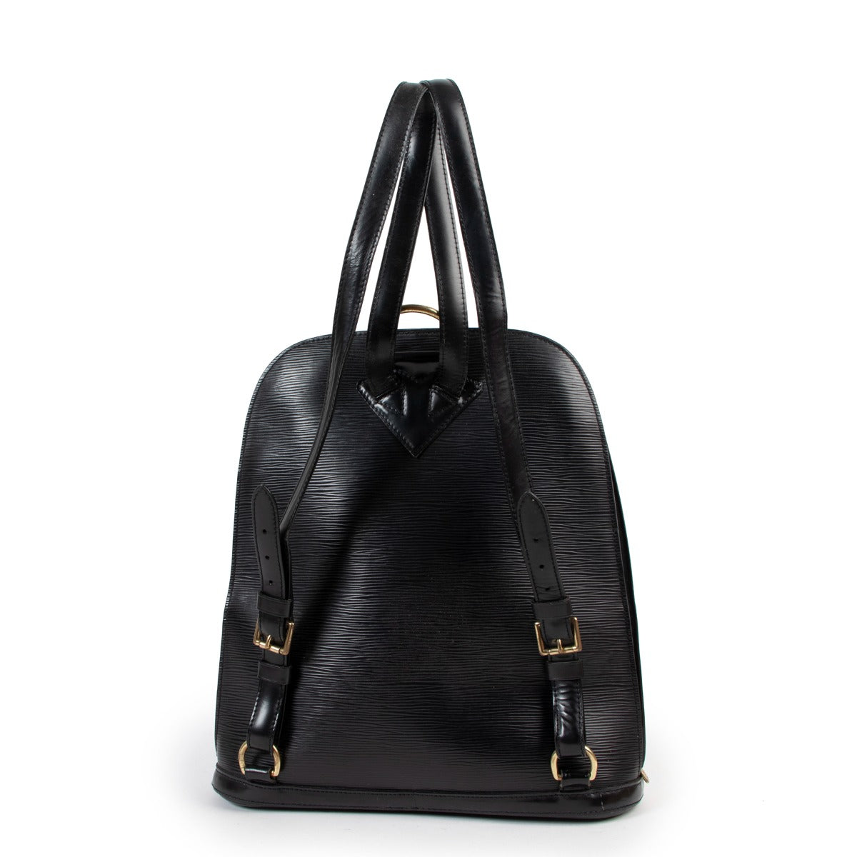 Sac à dos Louis Vuitton Gobelins en cuir Épi noir