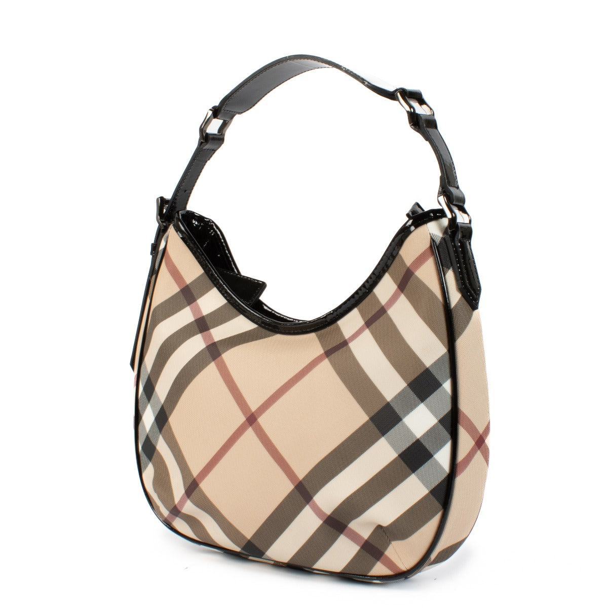 Shop safe online at Labellov in Antwerp, Brussels and Knokke this 100% authentic second hand Burberry Nova Check Hobo Shoulder bag