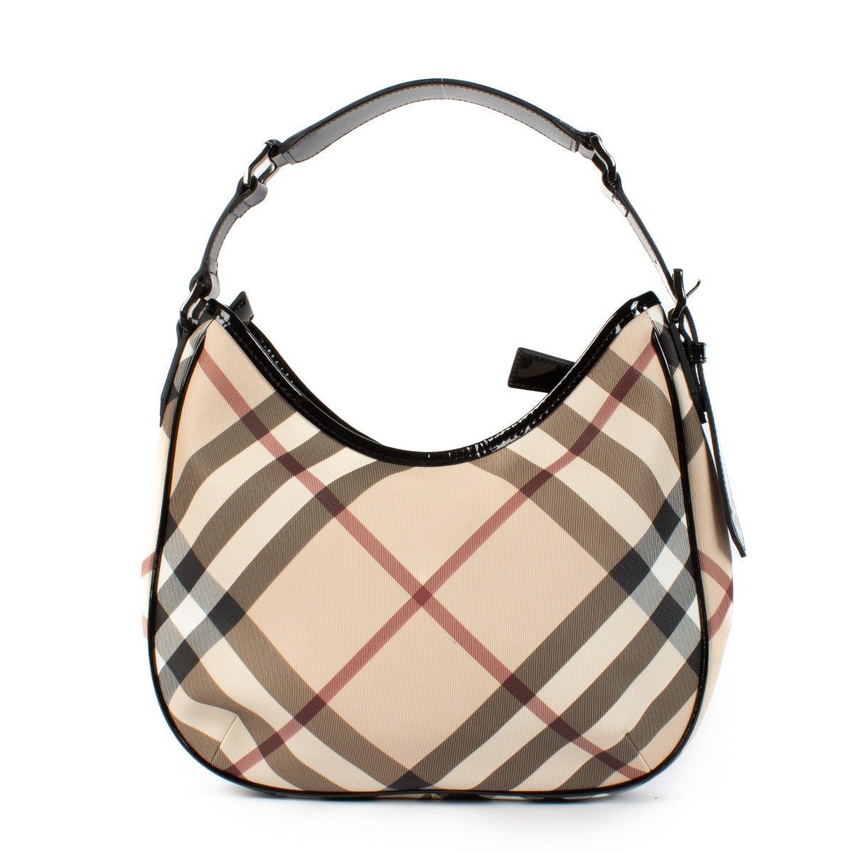 Shop safe online at Labellov in Antwerp, Brussels and Knokke this 100% authentic second hand Burberry Nova Check Hobo Shoulder bag
