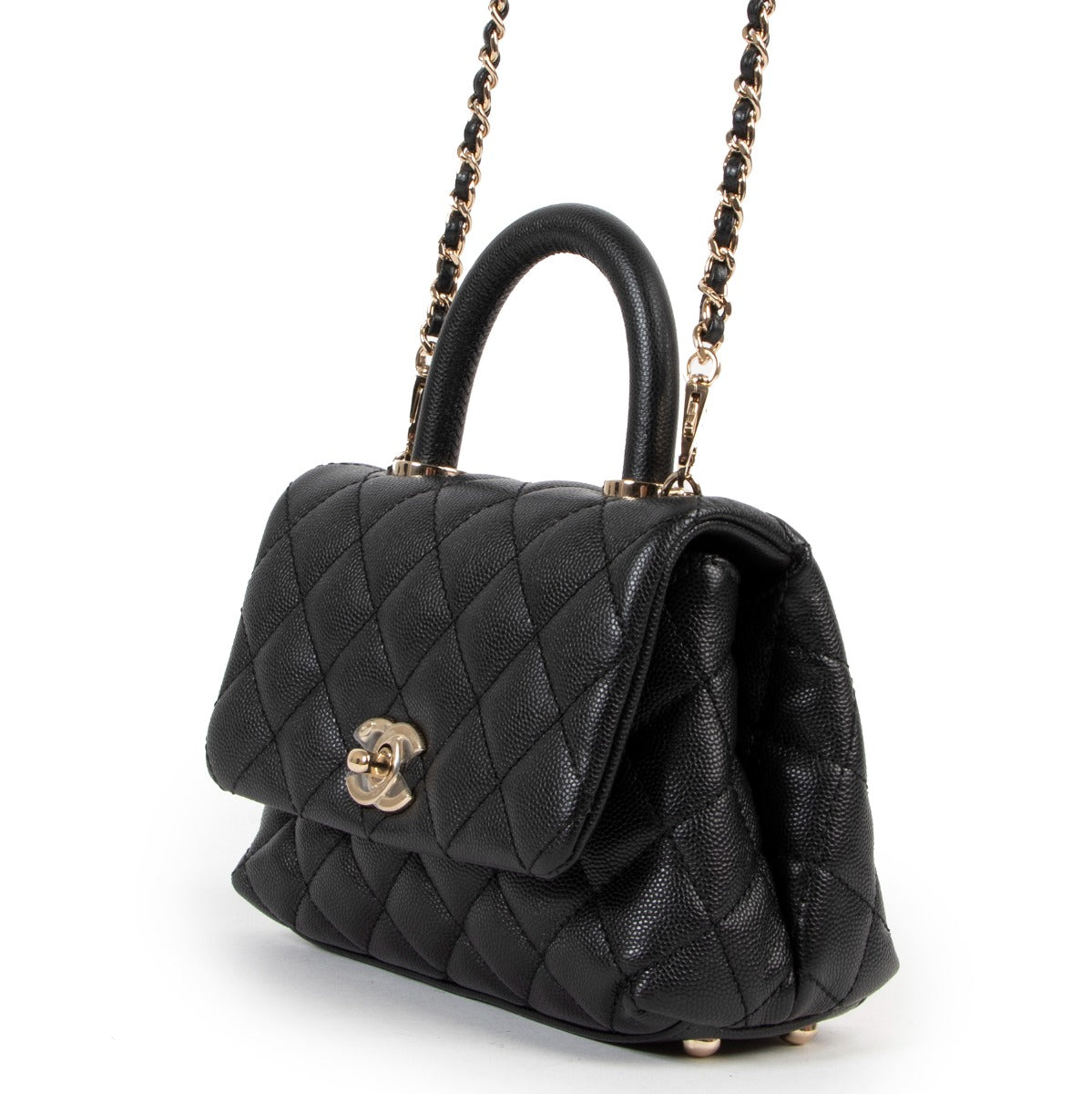 Shop authentic second hand designer luxury Chanel Extra Mini Coco Handle Handbag at Labellov