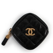 Buy online an authentic second hand black Chanel coin purse in very good condition at Labellov in Antwerp.
