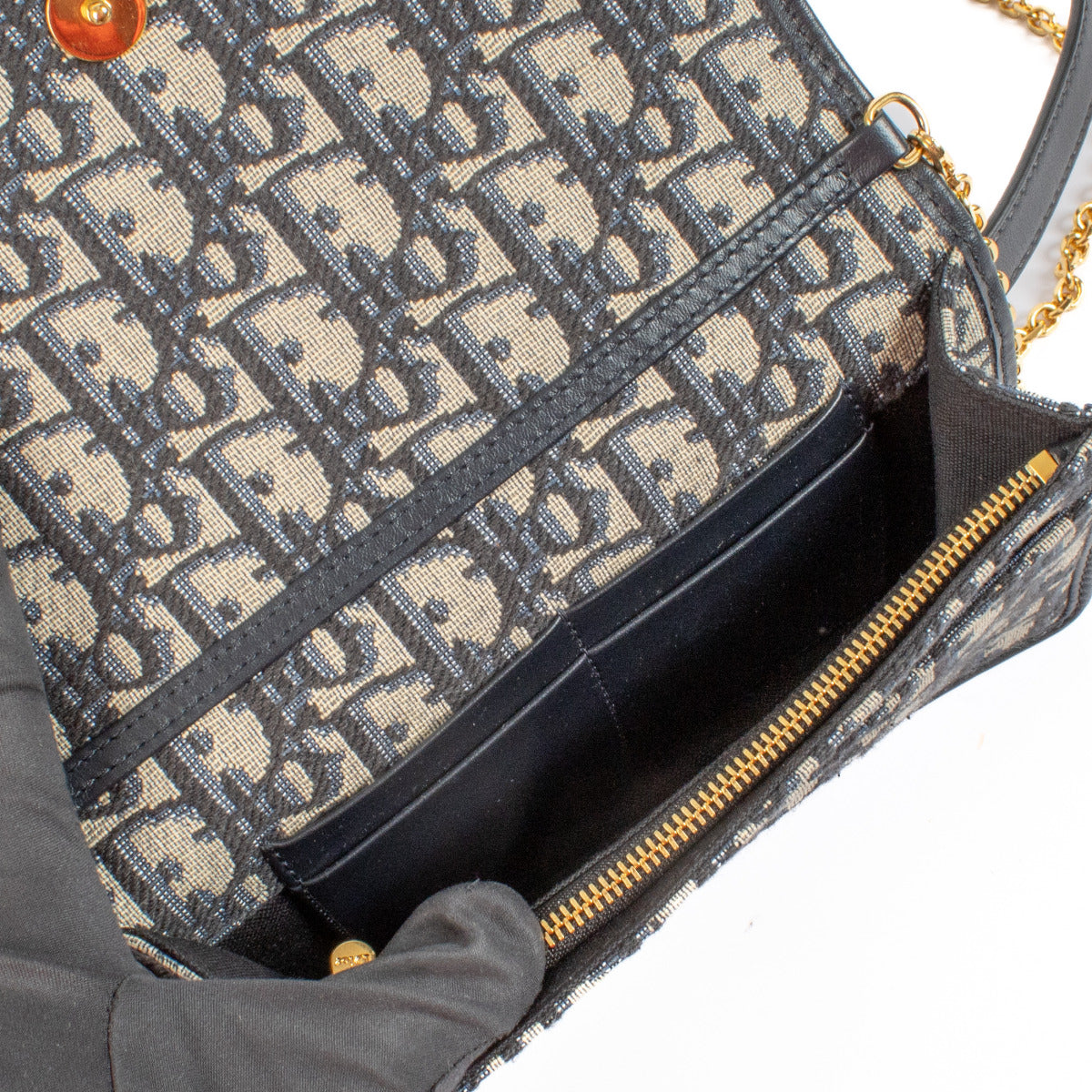 Sac pochette 2-en-1 Dior Blue Oblique 30 Montaigne