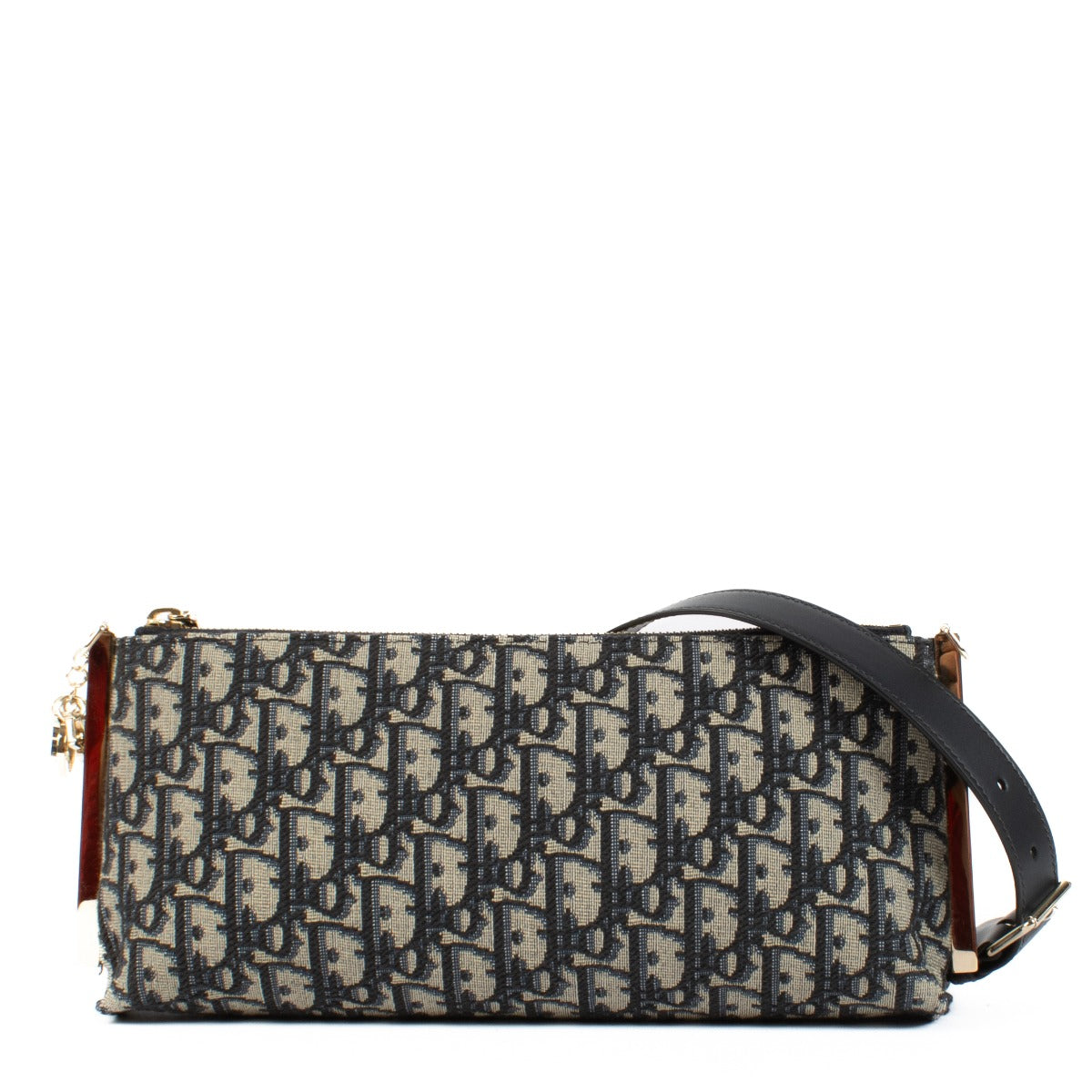 Shop 100% authentic Christian Dior Blue Oblique Shoulder Bag at Labellov.com.