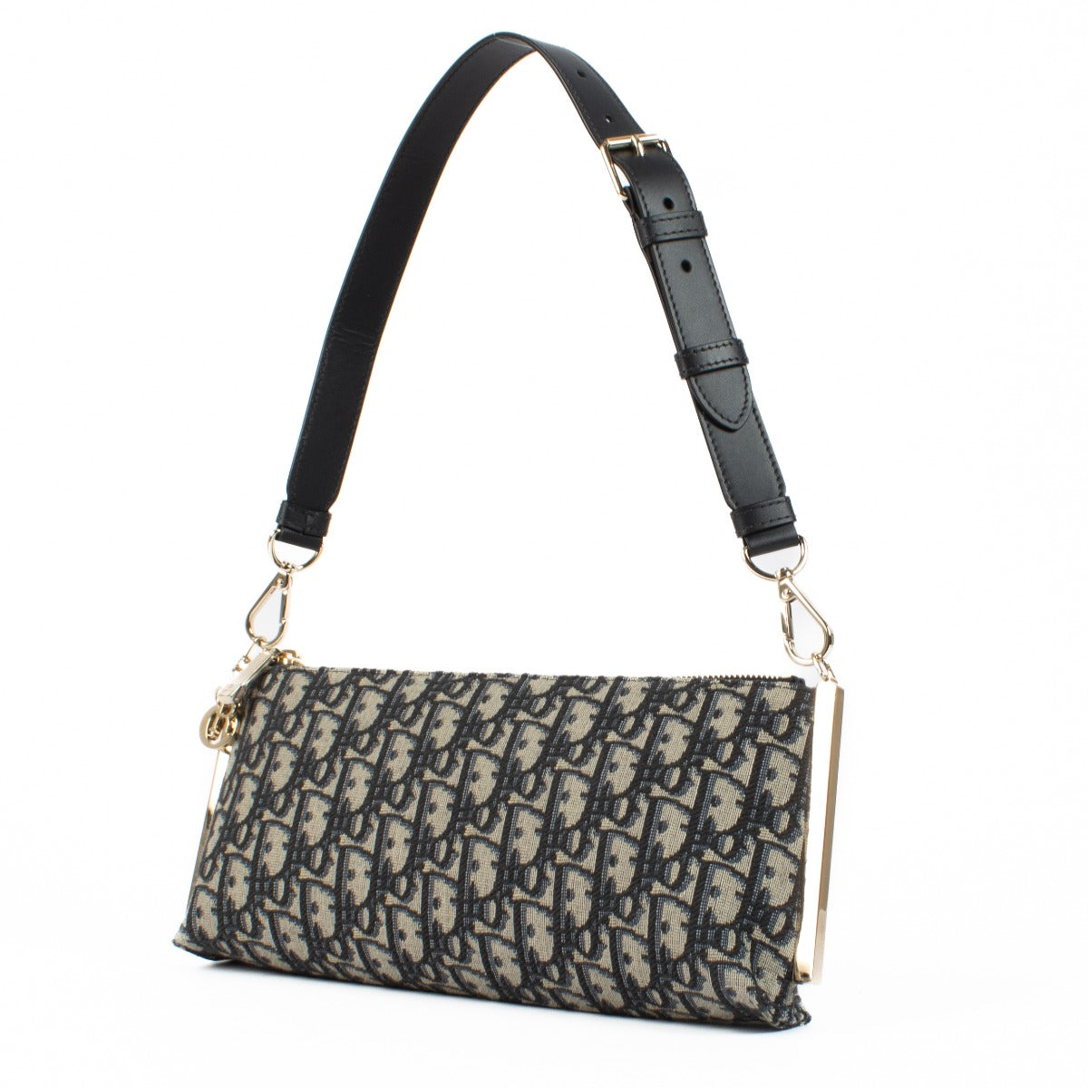 Shop 100% authentic Christian Dior Blue Oblique Shoulder Bag at Labellov.com.