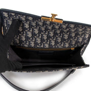 Christian Dior 30 Montaigne Blue Oblique Chain Bag
