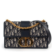 Shop second hand authentic designer Christian Dior 30 Montaigne Blue Oblique Chain Bag at Labellov