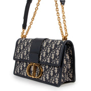 Shop second hand authentic designer Christian Dior 30 Montaigne Blue Oblique Chain Bag at Labellov