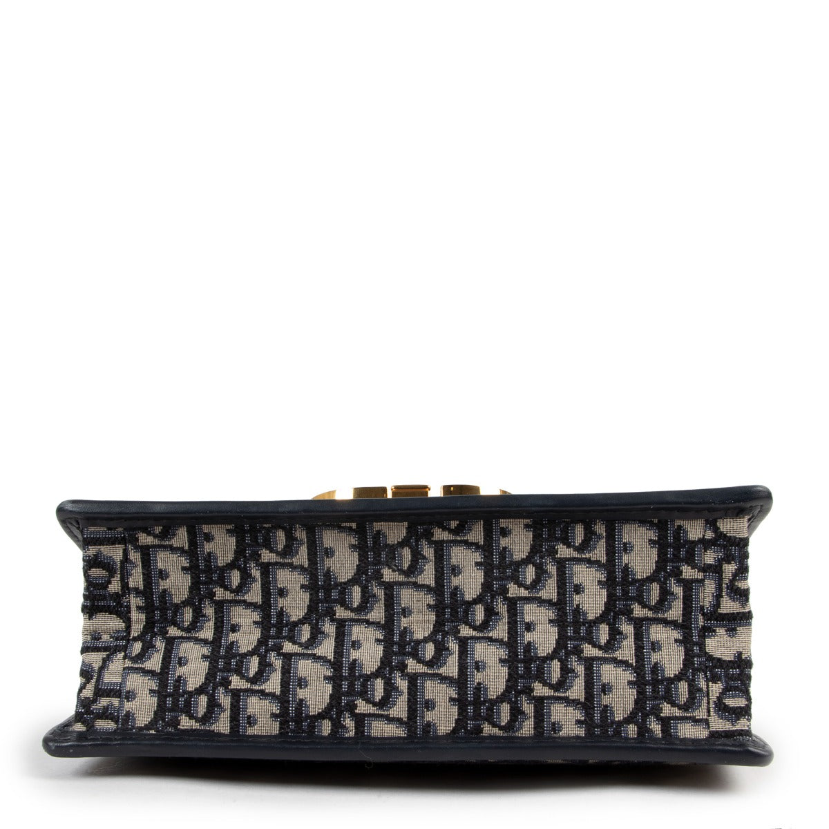 Christian Dior 30 Montaigne Blue Oblique Chain Bag
