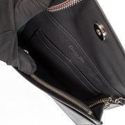Shop safe online at Labellov in Antwerp, Brussels and Knokke this 100% authentic second hand Christian Dior Silver Leather Micro Cannage Diorama Crossbody Bag